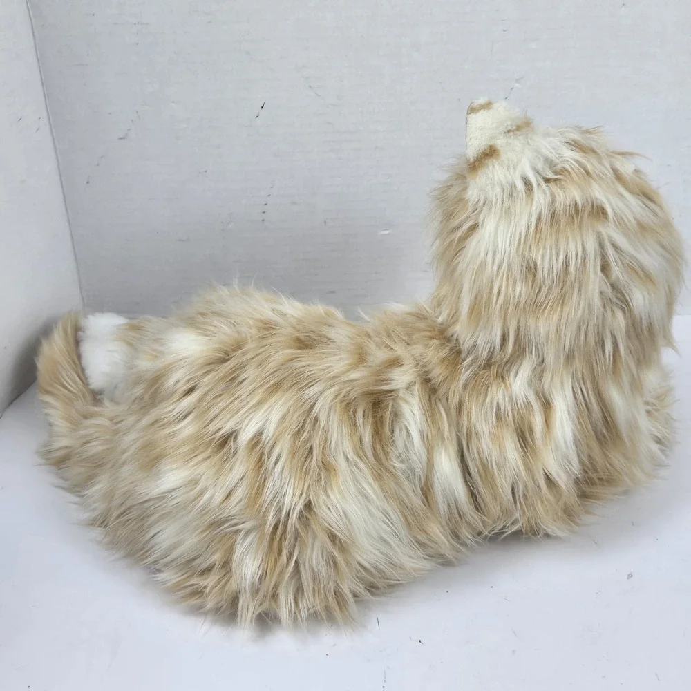 Joy For All Hasbro Orange Tabby Cat Interactive Pet MISSING AN EAR WORKS VIDEO!